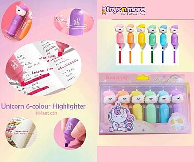 Dino Duck Unicorn Highlighters Kit
